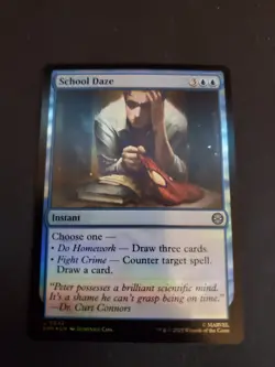 School Daze (FOIL) x1 - MTG Marvel's Spider-Man SPM #42 NM EN - Image 1