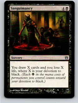 Magic the Gathering Sanguimancy Born of the Gods MTG Free Shipping! - Image 1