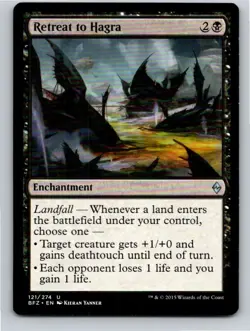 Magic the Gathering Retreat to Hagra Battle for Zendikar MTG Free Shipping! - Image 1