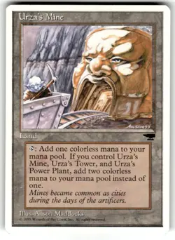Magic: The Gathering Land- Urza's Mine (Mouth) Uncommon Regular MTG Chronicles - Image 1