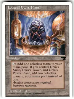 Chronicles Magic: The Gathering Urza's Power Plant (Rock in Pot) MTG NM - Image 1