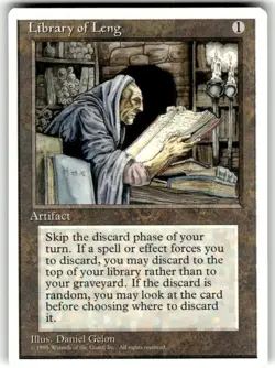 Library of Leng MTG Core Set 4th Edition Regular MTG - Image 1