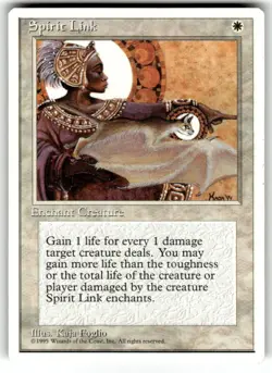 Spirit Link MTG Core Set 4th Edition Regular MTG - Image 1