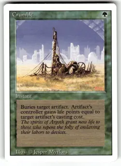 Crumble Revised Edition Regular MTG - Image 1