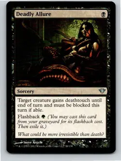 Magic the Gathering Deadly Allure Dark Ascension MTG Free Shipping! - Image 1