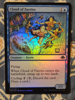 Cloud of Faeries FOIL Dominaria Remastered MTG Magic - Image 1