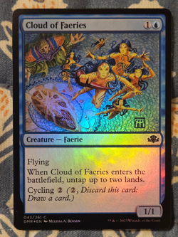 Cloud of Faeries FOIL Dominaria Remastered MTG Magic - Image 2