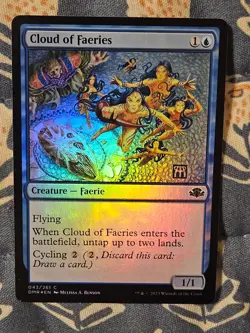 Cloud of Faeries FOIL Dominaria Remastered MTG Magic - Image 4