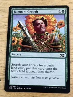 Rampant Growth Common NM Double Masters 2022 2X2 MTG Magic The Gathering Mana - Image 1