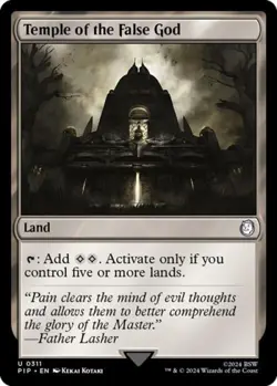 Temple of the False God - Near Mint MTG Universes Beyond: Fallout - Image 1