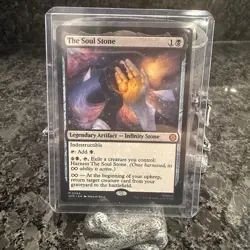 The Soul Stone Magic The Gathering MTG Spiderman Card NM - Image 1