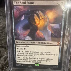 The Soul Stone Magic The Gathering MTG Spiderman Card NM - Image 3