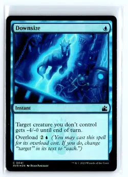 FOIL Downsize Ravnica Remastered Common - MTG Magic the Gathering Card - Image 1