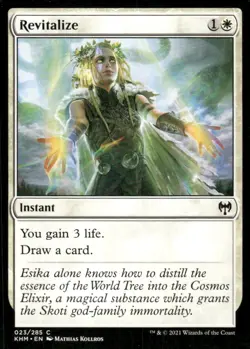 Revitalize 023/285 Kaldheim MTG Magic the Gathering card - Image 1