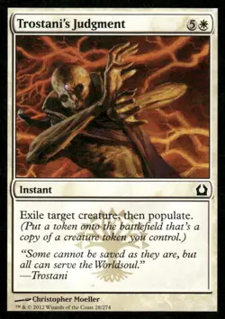 Trostani's Judgment Return to Ravnica MTG Magic the Gathering card - Image 1