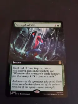 MTG, Strength of Will (Extended Art) 267 NM Marvel's Spider-Man Regular - Image 1