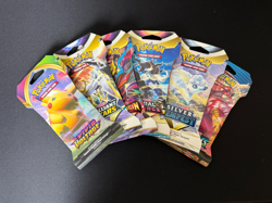 Pokemon Bundle - Sword & Sheild - Six (6) Sleeved Blister Packs Factory Sealed - Image 1