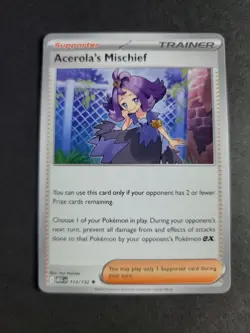Acerola's Mischief 113/132 Uncommon Pokemon Mega Evolution - Image 1