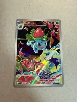 Ivysaur Illustration Rare 134/132 Near Mint Mega Evolution Pokemon TCG English - Image 1