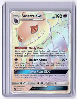 Banette GX (Secret) 174/168 Secret Rare Holo NM Pokemon SM - Celestial Storm - Image 1