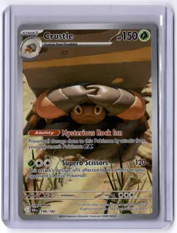 Crustle - 186/182 Illustration Rare Holo NM Pokemon SV10: Destined Rivals - Image 1