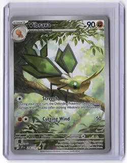 Vibrava - 206/191 Illustration Rare Holo NM Pokemon SV08: Surging Sparks - Image 1