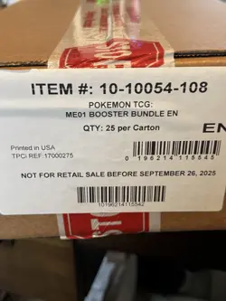 Pokemon Mega Evolutions (ME01) Booster Bundle Factory Sealed CASE! 25 Bundles - Image 1