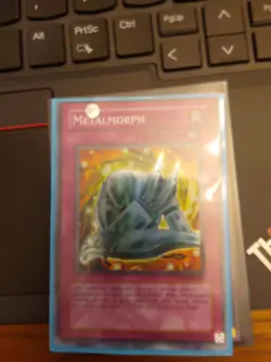 Yugioh Metalmorph Super Rare PP01 Miscut Misprint NM - Image 1