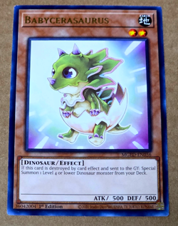 Babycerasaurus 1st Ed. YuGiOh Maximum Gold: El Dorado #MGED-EN056 - Image 1