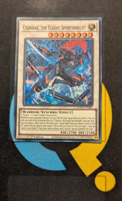 DOOD-EN083 Chanbar, the Flashy Sportsknight Super Rare 1st Ed YuGiOh - Image 1