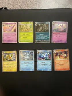 Prismatic Evolutions Costco 8 Mini Tin Cosmos Promo Cards SET #3 - Image 1