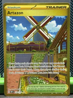 Pokemon TCG Artazon Holo Card 229/197 Sv03: Obsidian Flames NM - Image 1