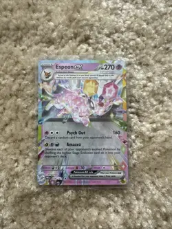 Espeon EX 034/131 Full Art NM/M Prismatic Evolutions Pokemon Card - Image 1