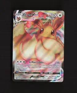 Eevee VMAX SWSH087 Black Star Promo Holo Pokemon Card NM - Image 1