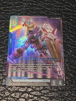 Unicorn Gundam (Destroy Mode) - Newtype Rising #GD01-002 LR - Gundam Card Game - Image 1