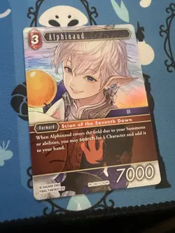 Final Fantasy TCG MagicCon Card 2025 Rare Promo Foil Alphinaud PR-190/12-004R - Image 1