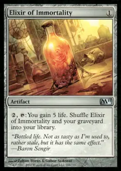 Elixir of Immortality M11 MTG Magic the Gathering card - Image 1