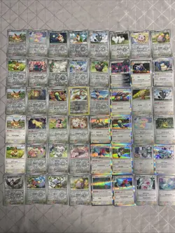Pokemon TCG Holo Card Lot 48 Cards Bulk Lot with 5 Eevee Cards Good Condition - Image 1