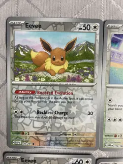 Pokemon TCG Holo Card Lot 48 Cards Bulk Lot with 5 Eevee Cards Good Condition - Image 2