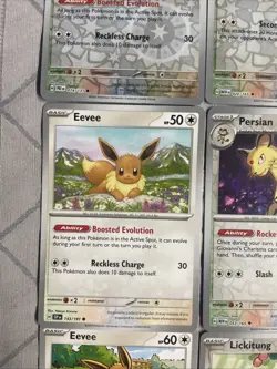 Pokemon TCG Holo Card Lot 48 Cards Bulk Lot with 5 Eevee Cards Good Condition - Image 5