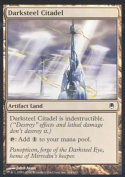 Darksteel Citadel -Foil Light Play MTG Darksteel - Image 1