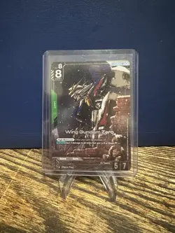 Wing Gundam Zero Alternate Art Foil - GD01-024 LR+ NM - Gundam TCG Card Game - Image 1