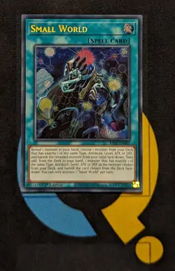 RA01-EN067 Small World Secret Rare 1st Edition YuGiOh Card - Image 1