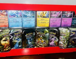 Pokemon TCG Prismatic Evolutions Costco 8 Mini-Tin Bundle w/ Promo Cards NEW - Image 3