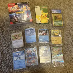 Pokemon TCG Lot Of Pokemon Cards, Sealed Promos, Booster Bundle and Singles - Image 3