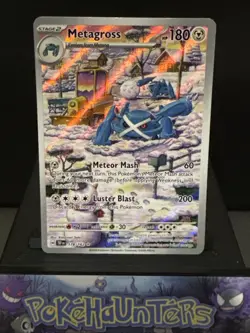 Pokemon Card Metagross 178/162 Temporal Forces Illustration Rare Near Mint - Image 1