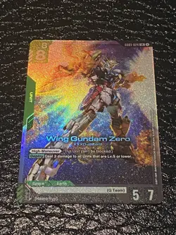 Wing Gundam Zero - Newtype Rising #GD01-024 LR - Gundam Card Game - Image 1