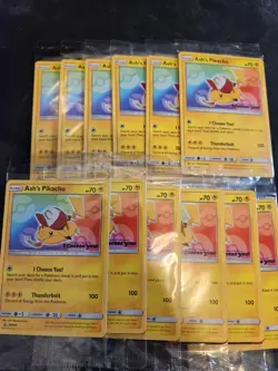 SEALED Pokemon Ash's Pikachu SM108 Black Star "I Choose You" Promo Card TCG x1 - Image 2