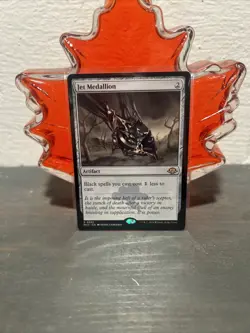 Jet Medallion Modern Horizons 3 Magic The Gathering MTG Artifact Black Mana Card - Image 1