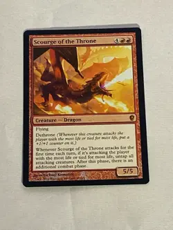 MTG FOIL Scourge of the Throne Conspiracy Magic the Gathering - Image 1